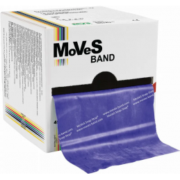 MoVeS latex oefenband 22,5 mtr - extra zwaar - blauw