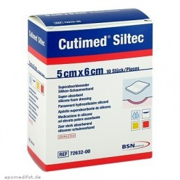 Cutimed Siltec 5x6 cm