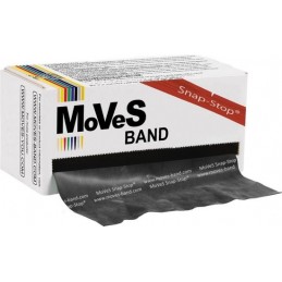 MoVeS Latex Oefenband 5,5 Mtr - Special Zwaar - Zwart